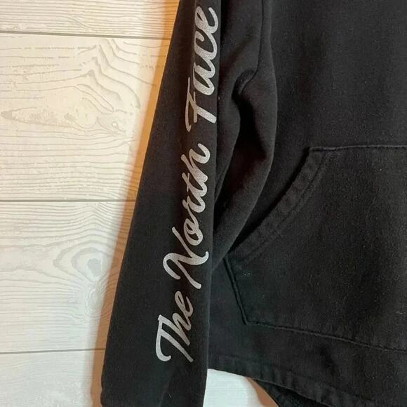 The North Face black Camp Fleece pullover hoodie girls’ Size Small (7/8) - Picture 3 of 6